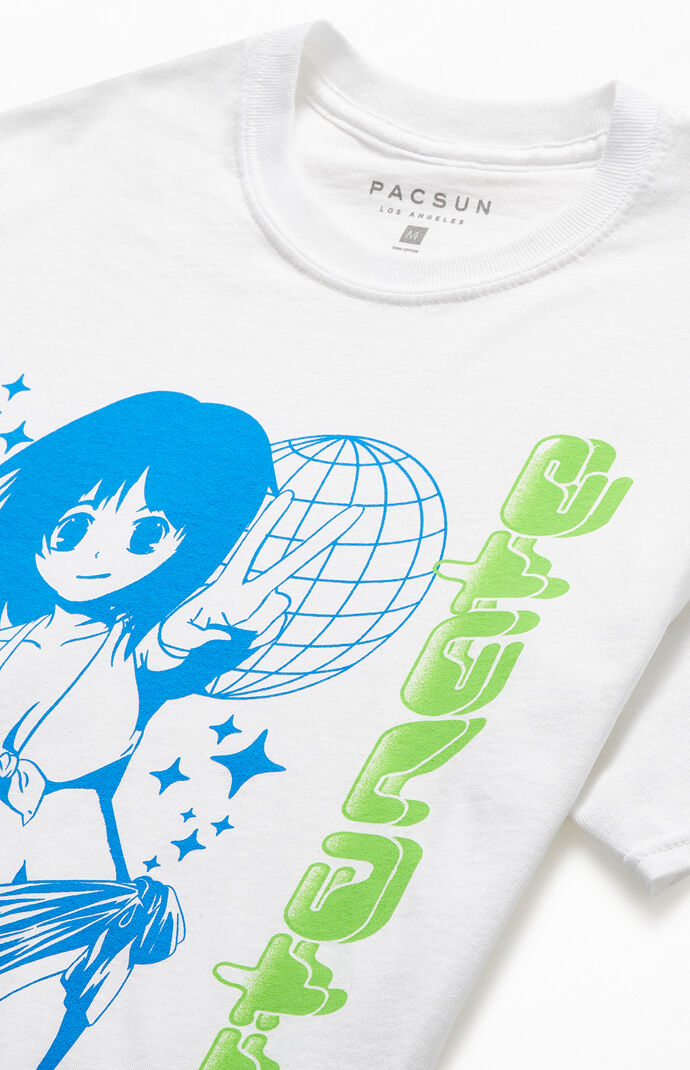 pacsun fortunate anime tshirt