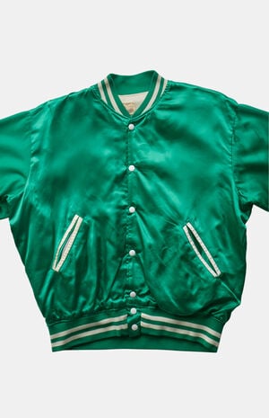 '80s Green Varsity Jacket image number 3