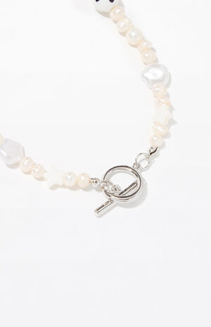 Pearl and Charm Necklace image number 2