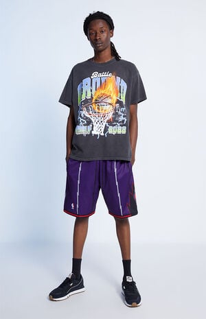 Mitchell & Ness Toronto Raptors Authentic Basketball Short in Purple for  Men