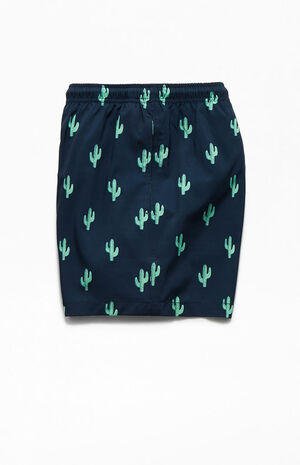 Eco Navy Desert Storm Classic 14" Swim Trunks image number 3