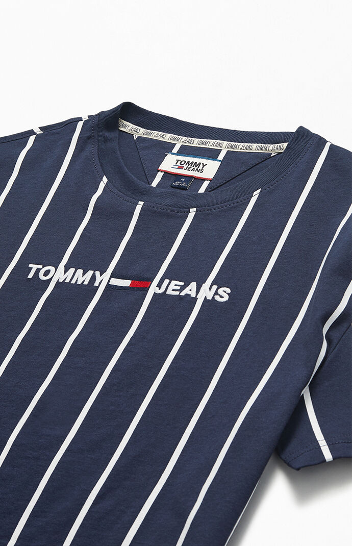 tommy hilfiger vertical striped shirt