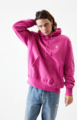 Mini C Reverse Weave Pullover Hoodie image number 1