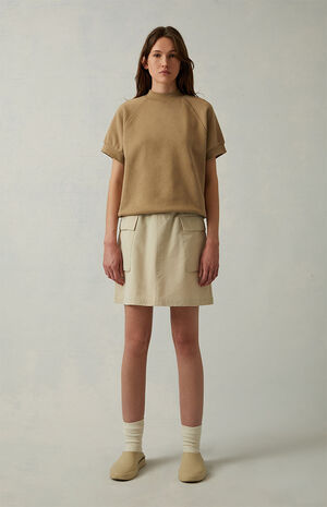 Women's Wheat Cargo Mini Skirt image number 6
