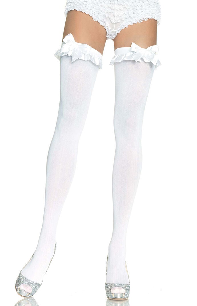 Leg Avenue Devi Ruffle Stockings