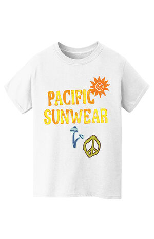Kids Pacific Sunwear Mushroom Peace T-Shirt image number 1