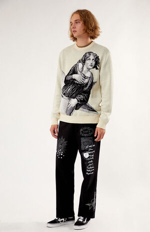 x Smashing Pumpkins Star Girl Crew Neck Sweater image number 4