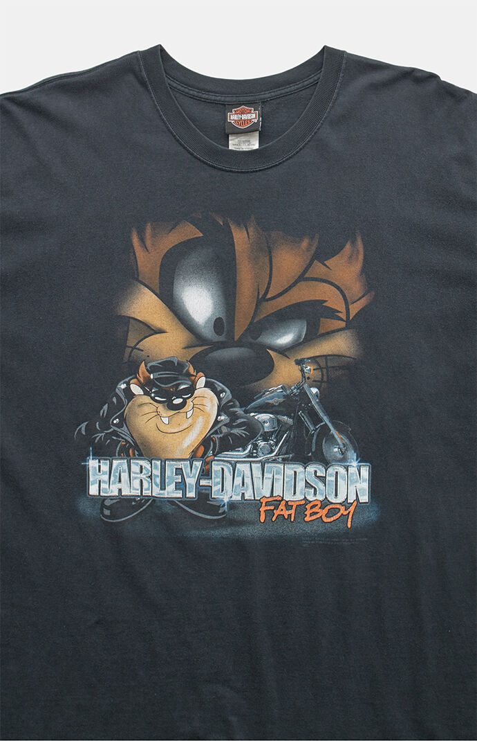 PS VINTAGE 2000s Harley Davidson Taz Graphic T-Shirt