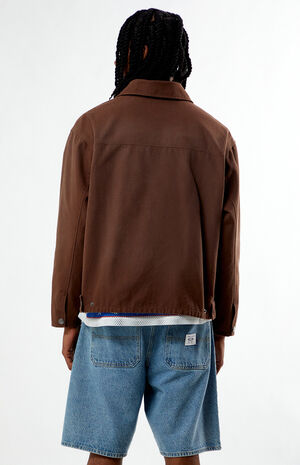 Brown Washed Canvas Gas Jacket image number 4