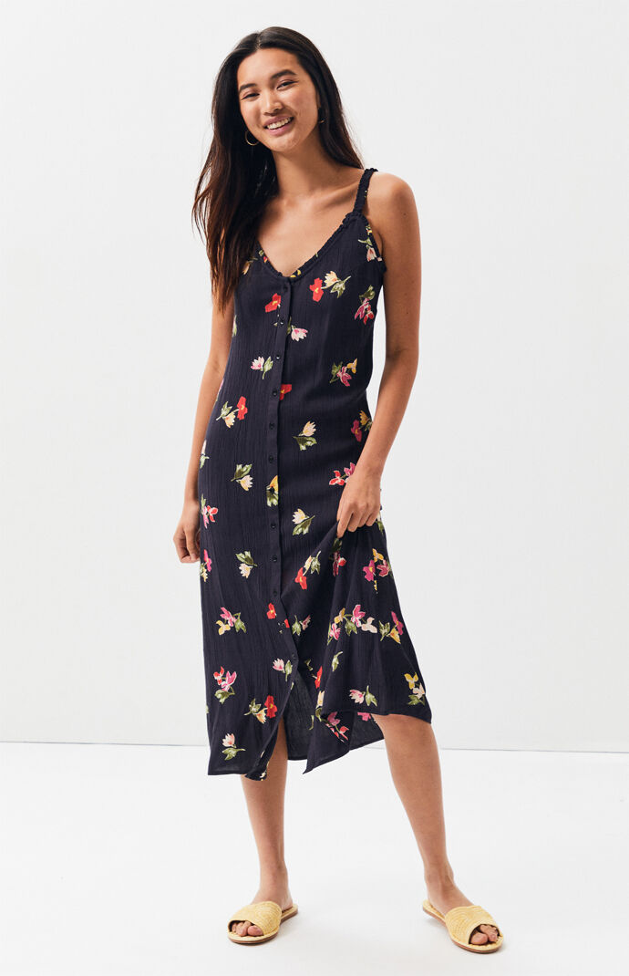 billabong sweet edges midi dress