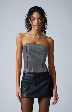 Lucy Rhinestone Studded Corset image number 2