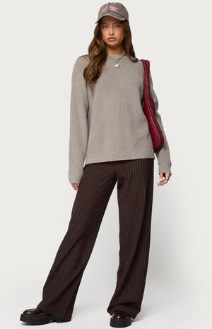 Lavonne Oversized Knit Raglan Sweater image number 5