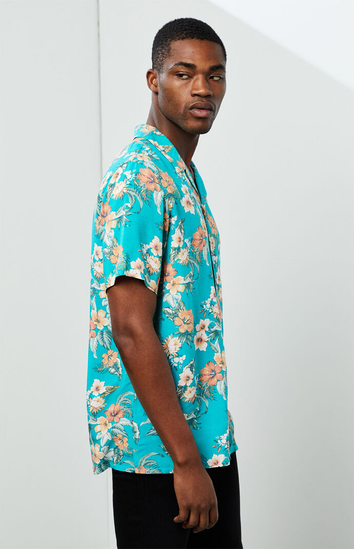 Floz Button Up Short Sleeve Shirt