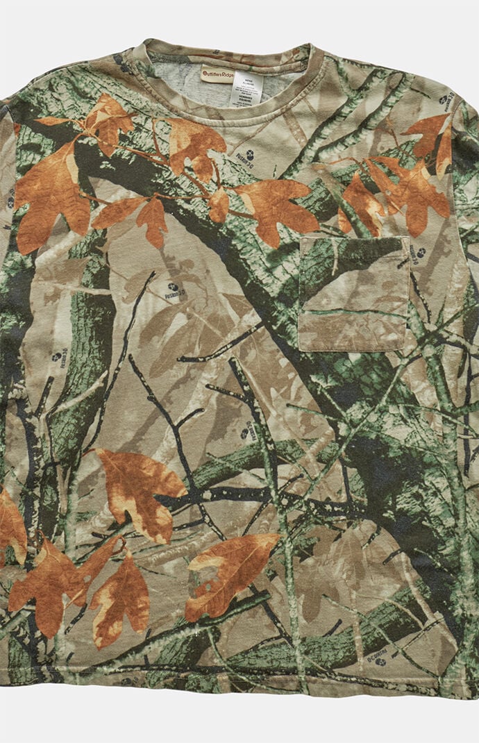 PS VINTAGE 2000s Camo Graphic Top