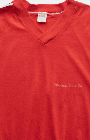 '80s Virginia Beach V-neck Graphic T-Shirt image number 3