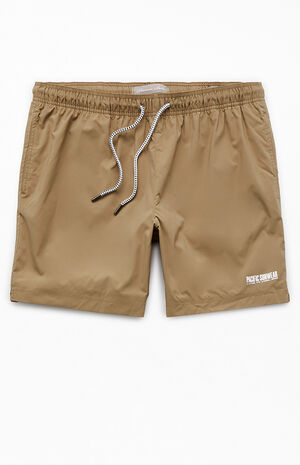 Solid Ripstop 6.5" Swim Trunks image number 1