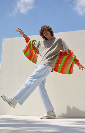 Eco Baggy Indigo Jeans image number 3