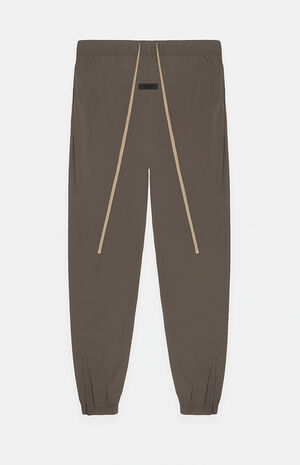 Brown Military Nylon Track Pants image number 1