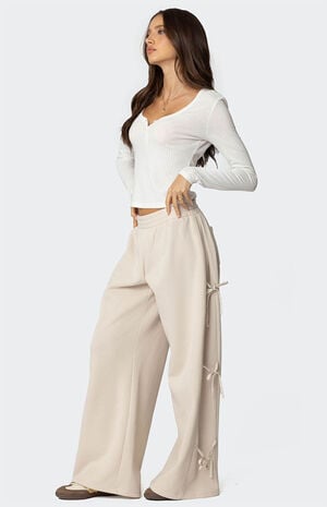 Claudette Baggy Ribbon Sweatpants image number 4
