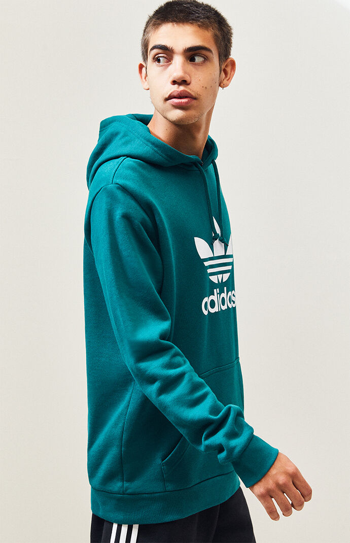 Turquoise Trefoil Hoodie