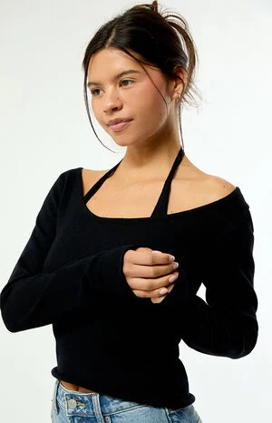 Talia Layered Long Sleeve Sweater image number 5