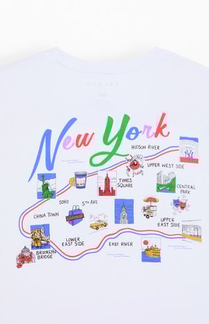 NYC Liberty Map T-Shirt image number 4
