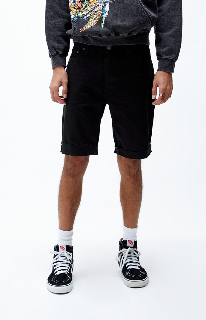 Black 511 Slim Cutoff Denim Shorts