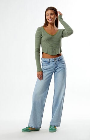Abraided Art Superlow Loose Jeans Abraided Art Superlow Loose Jeans image number 4
