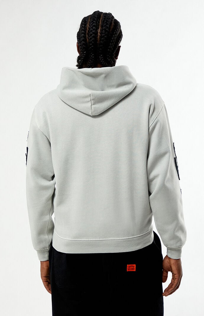 Pacsun Midnight Raw Applique Rhinestone Hoodie