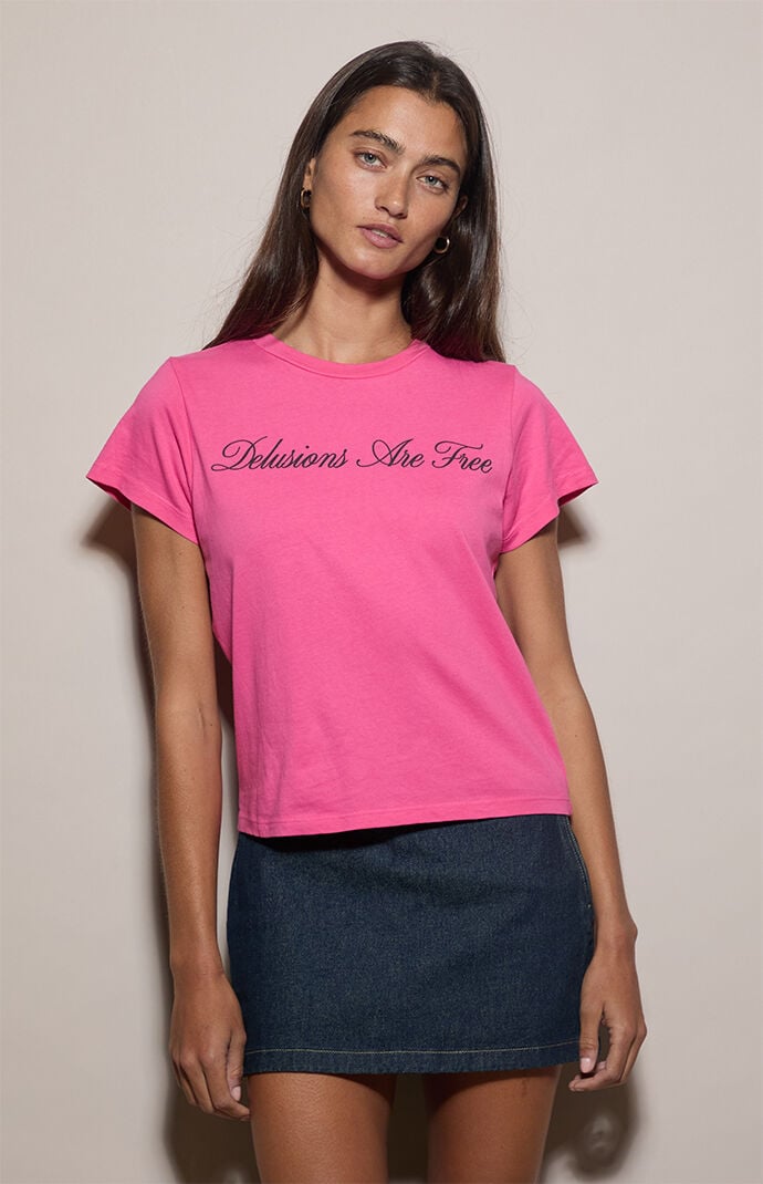Pacsun Delusions Are Free Relaxed T-Shirt