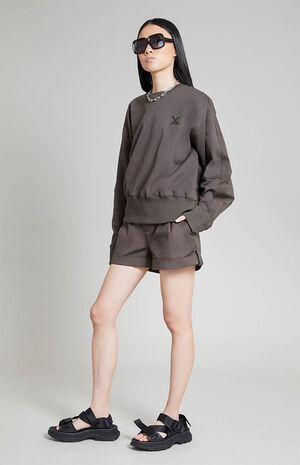 Pierre Mixed Media Crew Neck Sweatshirt image number 1