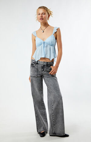 Flutter Sleeve Babydoll Top image number 4