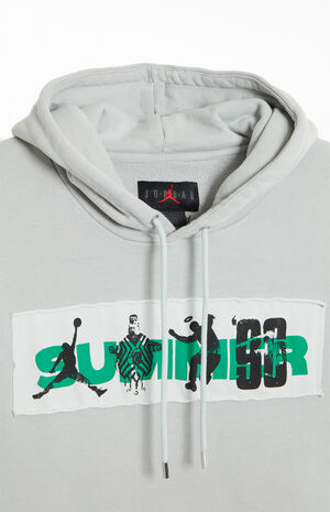 x UNION x Bephies Beauty Supply Gray Hoodie image number 3