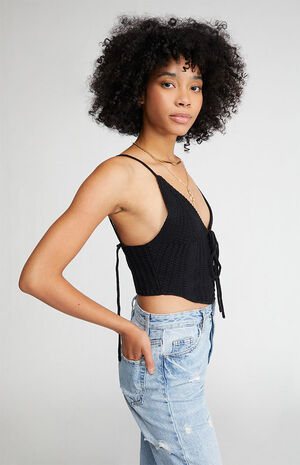 Crochet Corset Top image number 3