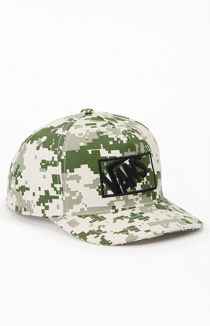 Vans Kids Formula Logo Snapback Hat In Camouflage In Multi