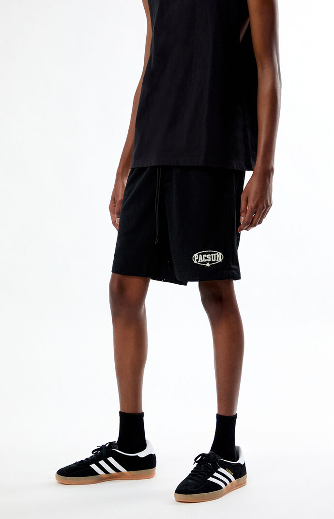 Pacsun Black Mesh Basketball Shorts