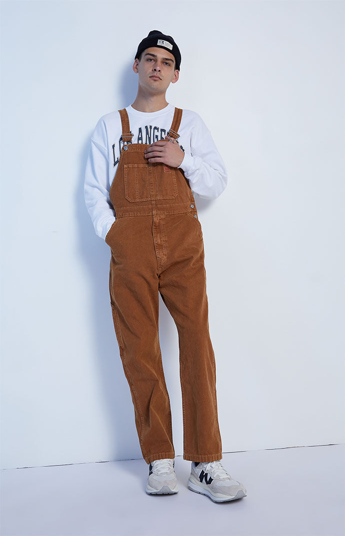 reddish brown jimmy&sons overalls lot244