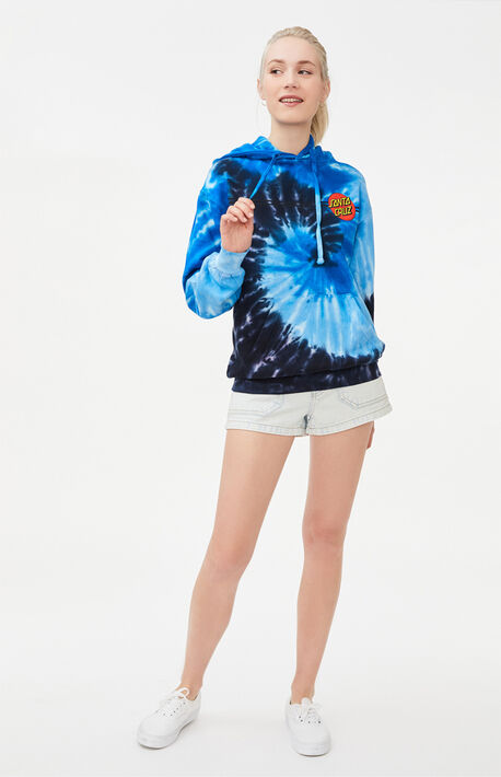 Tie-Dyed Classic Dot Pullover Hoodie