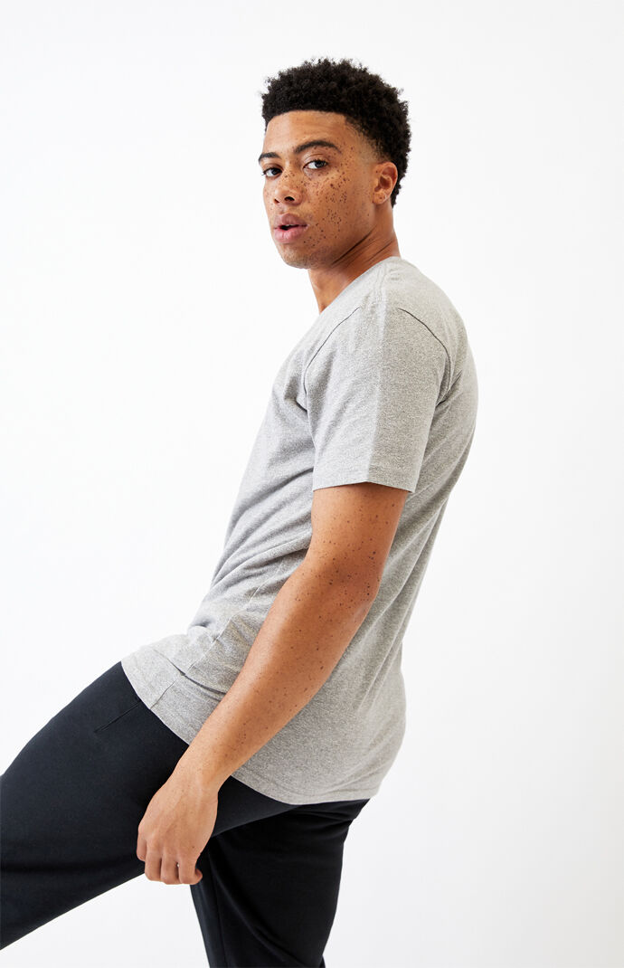 Gray & White Mocktwist T-Shirt