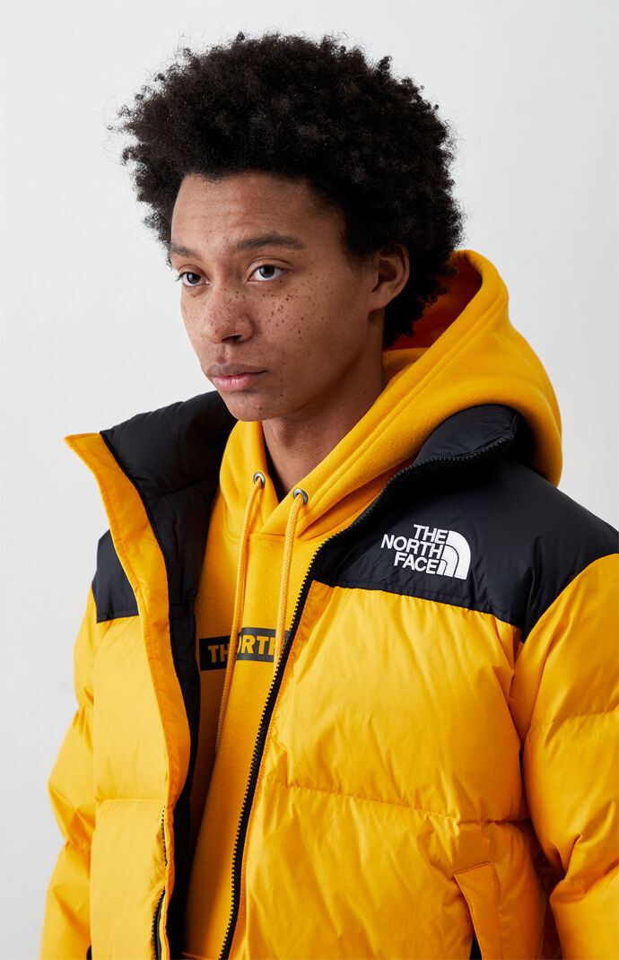 Gold 1996 Retro Nuptse Puffer Jacket