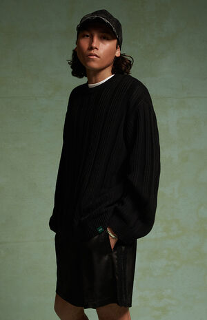 by Pacsun Tonal Stripe Long Sleeve Sweater image number 5