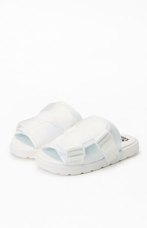 White Authentic Bastian 1 Slide Sandals image number 2