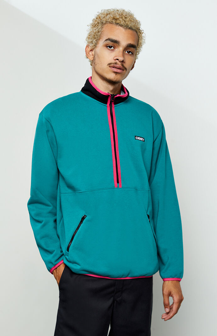 Roam Mock Neck Half-Zip Sweatshirt
