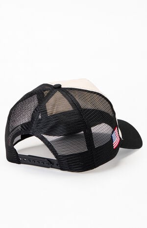 x Pacsun United States Grand Prix 2025 Austin Texas Colorblock Trucker Hat image number 4