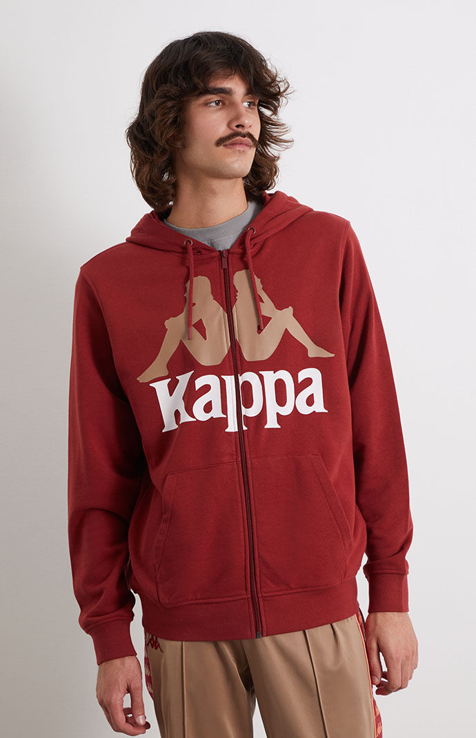 Kappa sale burgundy hoodie
