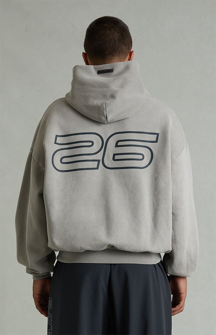 Fear of God ESSENTIALS Smoke Grey '90s Fleece Hoodie