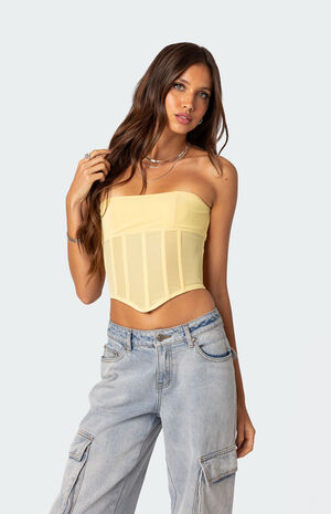 Evangeline Sheer Mesh Corset image number 5