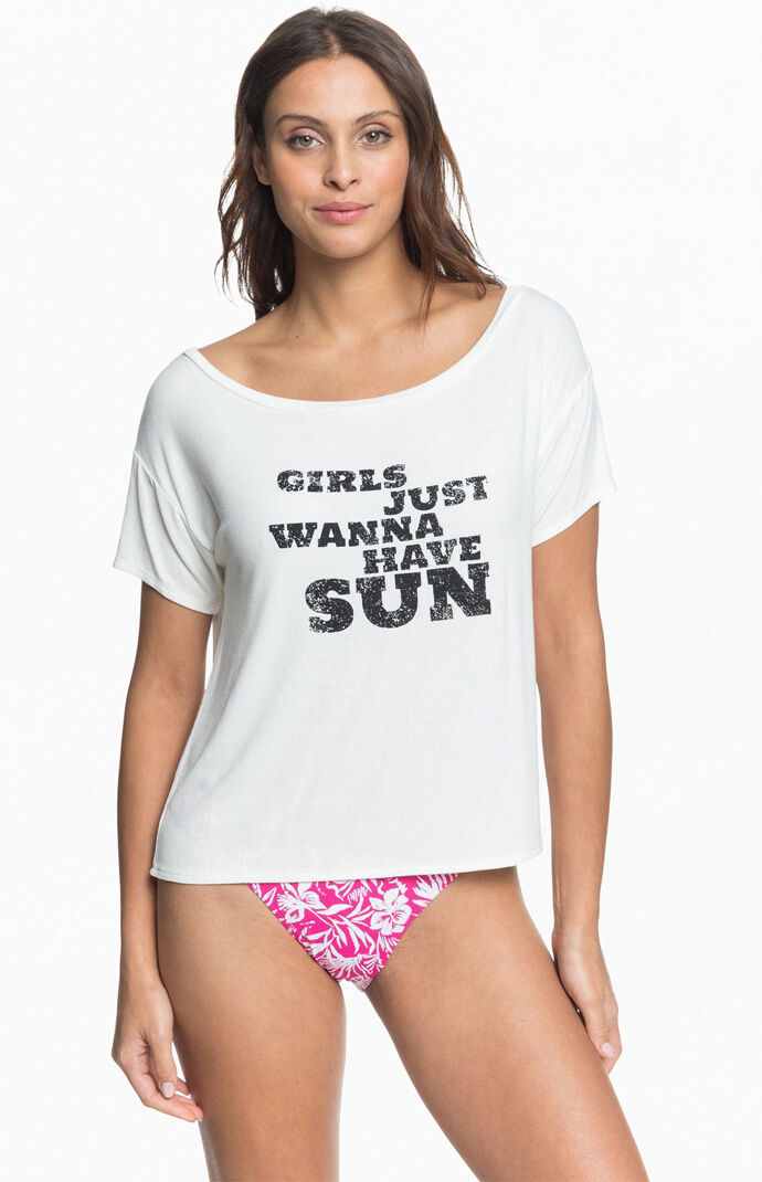 Beautiful Horizon Button Back T-Shirt
