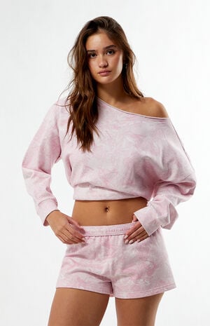 Tree Camo Fleece Shorts image number 1