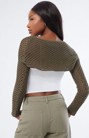 Meadow Bolero Shrug Sweater image number 3